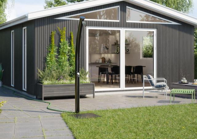 NORTIQ 21 SOLOPVARMET UDEBRUSER SORT PVC