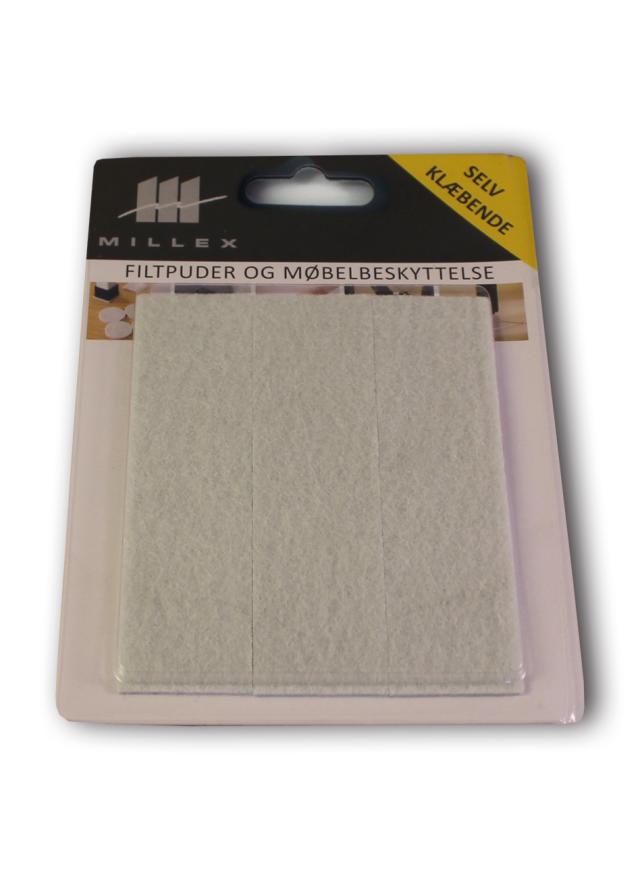 MILLEX 3 STK FILTPUDDER - 30 X 110 MM - HVID