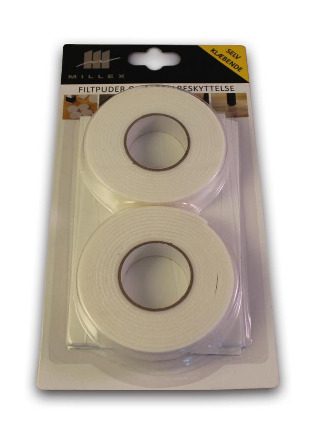 MILLEX 2 STK SKUMTAPE - HVID