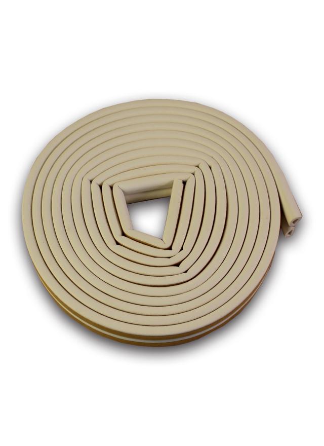 MILLEX TÆTNINGSLISTE - 6 M / 9 X 6 MM - CREME HVID