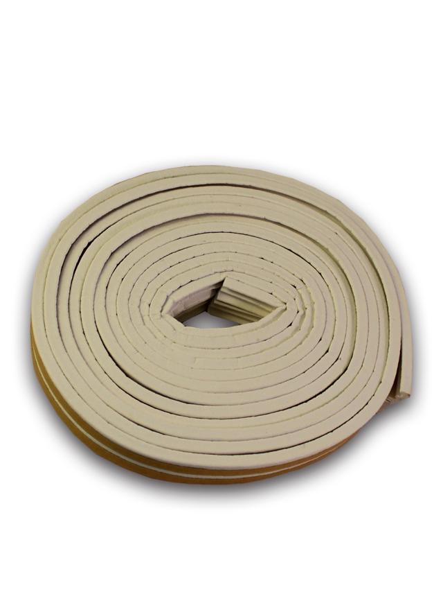 MILLEX TÆTNINGSLISTE - 6 M / 9 X 4 MM - CREME HVID