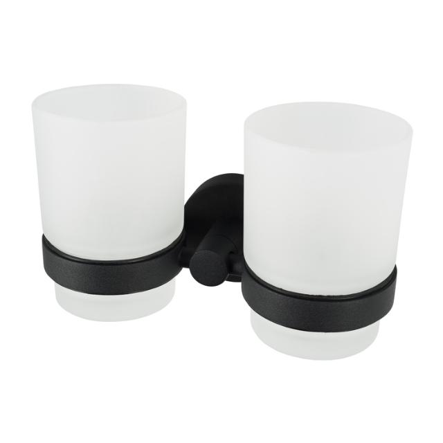 HACEKA KOSMOS MAT BLACK GLAS KOPHOLDER