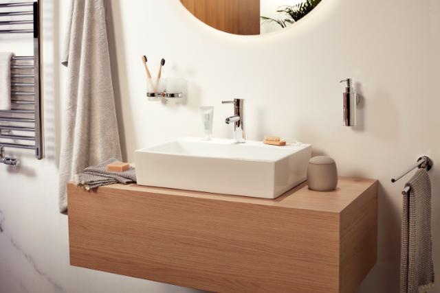 HACEKA KOSMOS CHROME DOBB. SVINGBAR HÅNDKLÆDESTANG