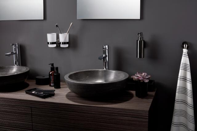 HACEKA KOSMOS GRAPHITE GLAS KOPHOLDER