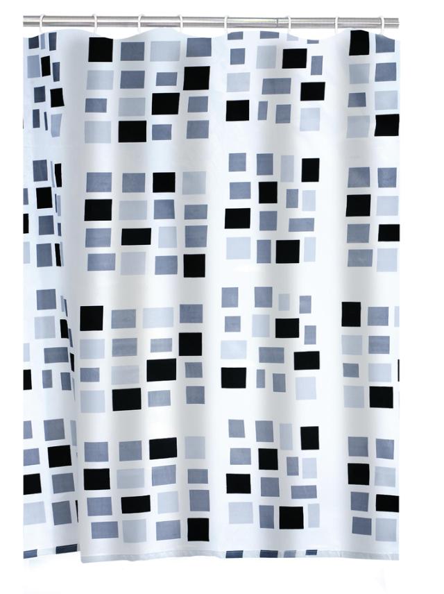 RIDDER ECO BRUSEFORHÆNG TEKSTIL - 180 X 200 CM - MOSAIK