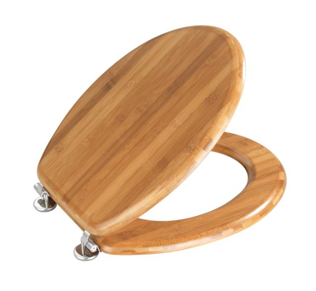WENKO TOILETSÆDE - BRUN BAMBOO