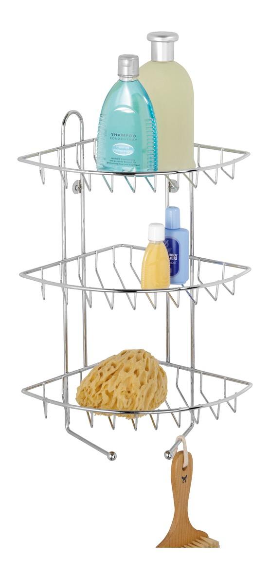 WENKO EKSKLUSIV HJØRNEHYLDE M/ 3 HYLDER