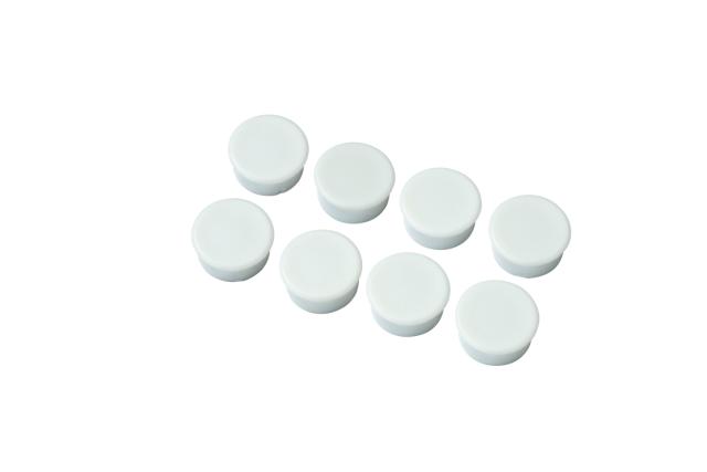MILLEX MAGNET 8 STK - Ø15 MM - HVID