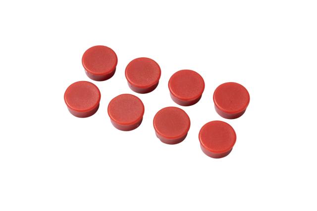 MILLEX MAGNET 8 STK - Ø15 MM - RØD