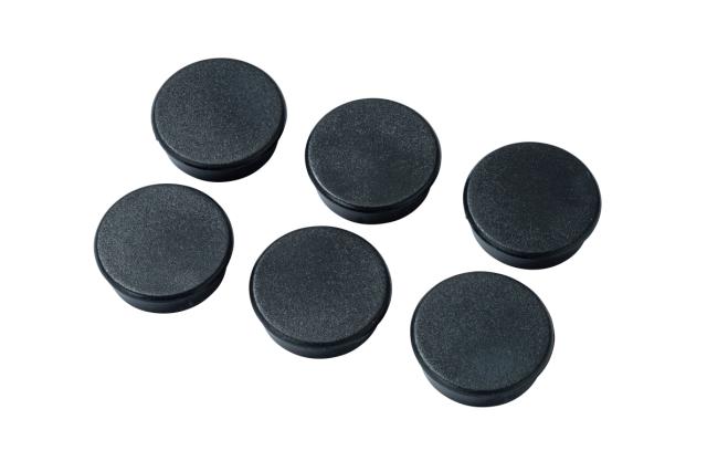MILLEX MAGNET 6 STK - 25 MM - SORT