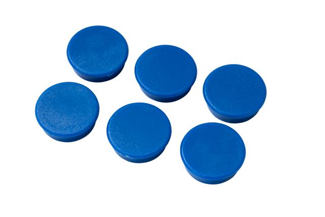 MILLEX MAGNET 6 STK - 25 MM - BLÅ