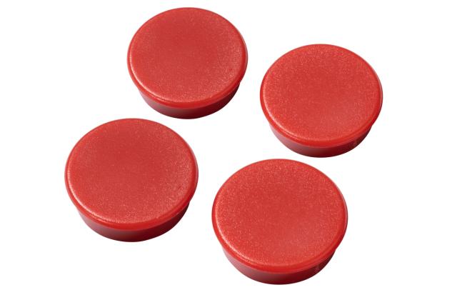MILLEX MAGNET 4 STK Ø30MM - RØD