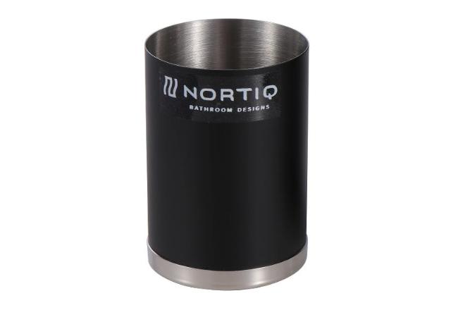 *NORTIQ TANDKRUS SORT RUSTFRIT STÅL