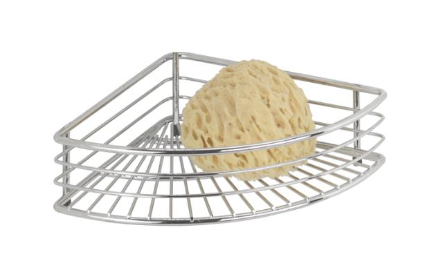 WENKO MILANO ENKEL HJØRNEHYLDE - KROM