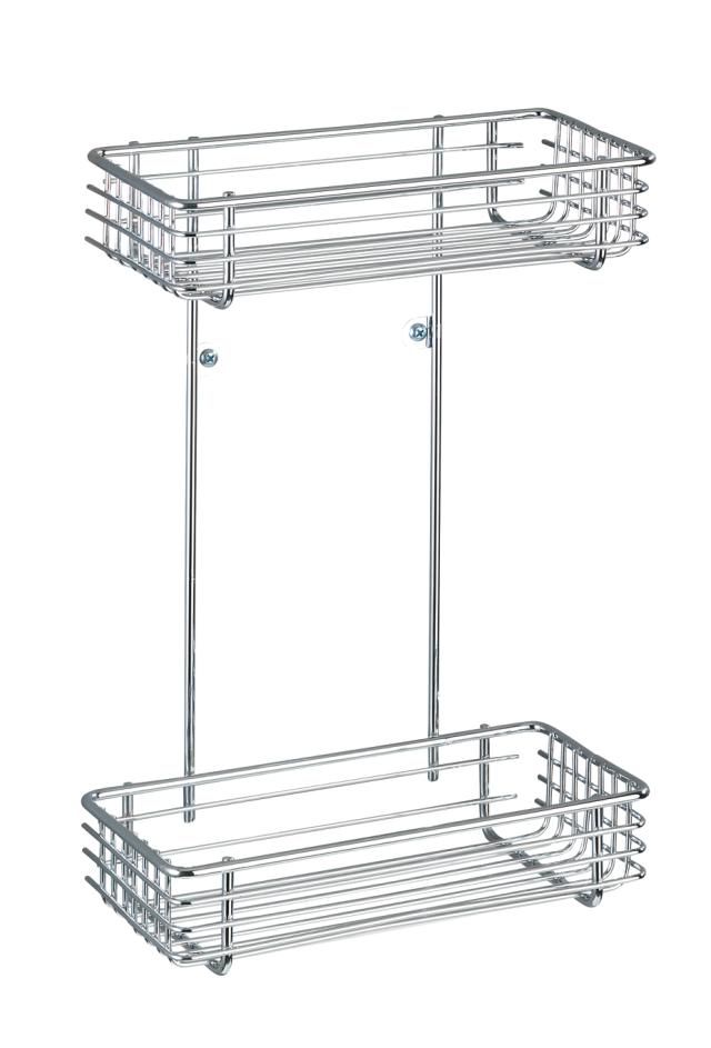 WENKO MILANO DOBBELT KOSMETIKKURV MED 2 KURVE