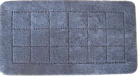 RIDDER DELHI BADEMÅTTE - 50 X 80 CM - ANTRACIT