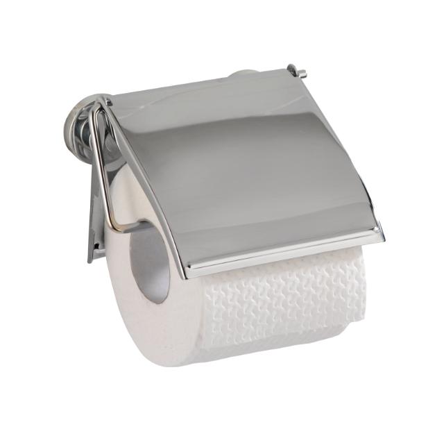 WENKO POWERLOC TOILETRULLEHOLDER M/LÅG
