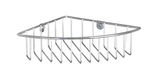 WENKO GENOLA EKSKLUSIV HJØRNEHYLDE - KROM/