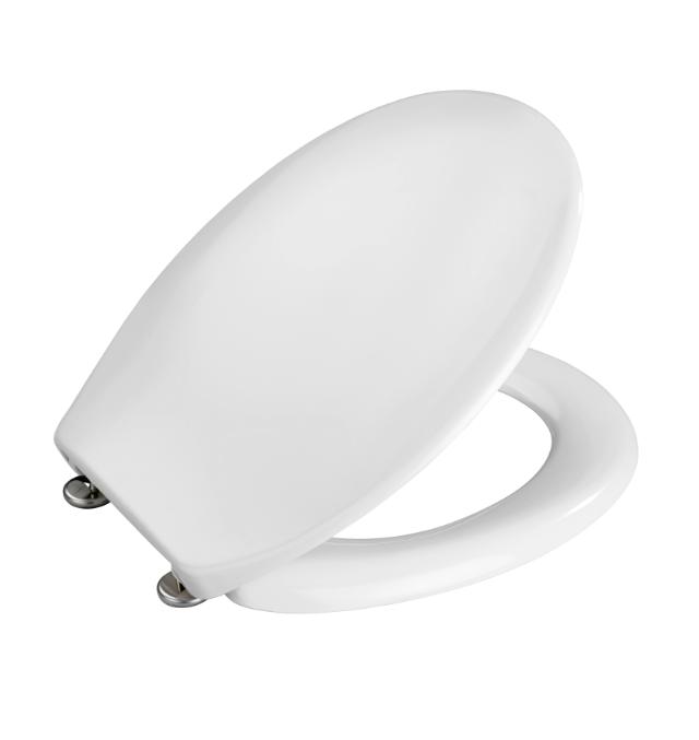 WENKO VIGONE TOILETSÆDE - HVID DUROPLAST