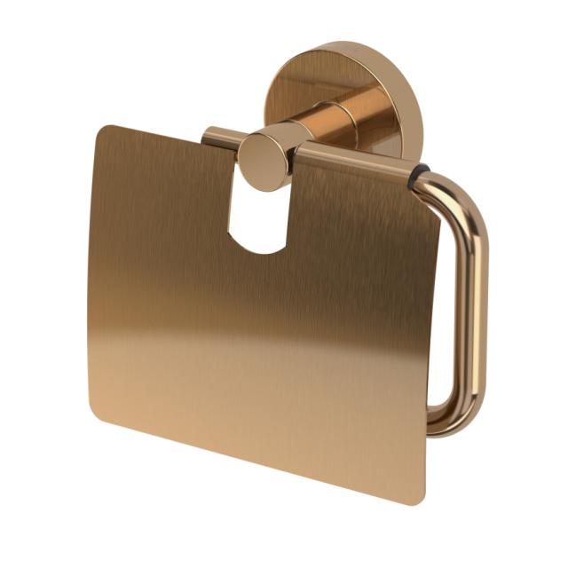 HACEKA KOSMOS BRUSHED COBBER TOILETPAPIRHOLDER MED LÅG