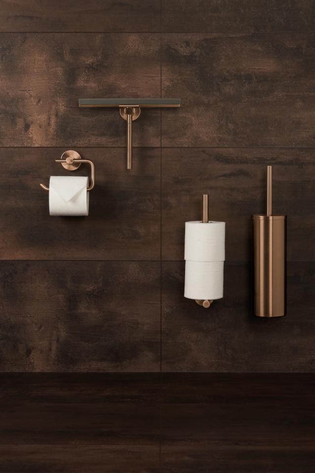 HACEKA KOSMOS BRUSHED COBBER TOILETPAPIRHOLDER UDEN LÅG