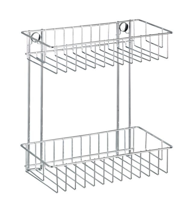 WENKO CLASSIC VÆGHYLDE M/2 HYLDER - KROM