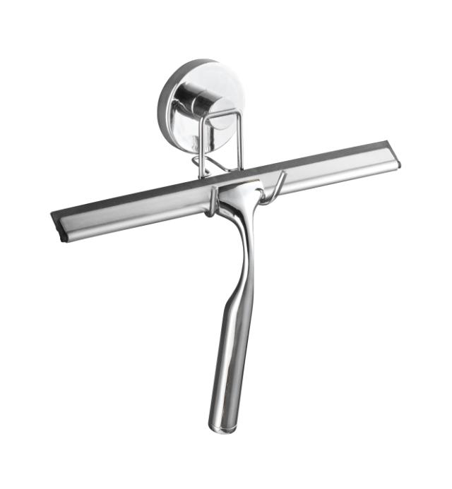 WENKO VACUUM-LOC BADSKRABER MED HOLDER - KROM