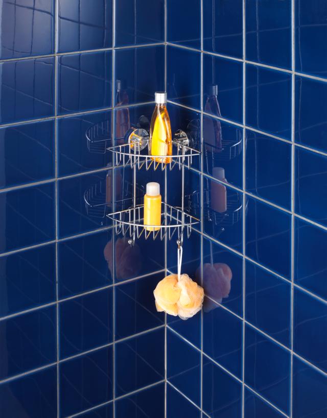 WENKO VACUUM-LOC BARI DOBB. HJØRNEHYLDE - KROM