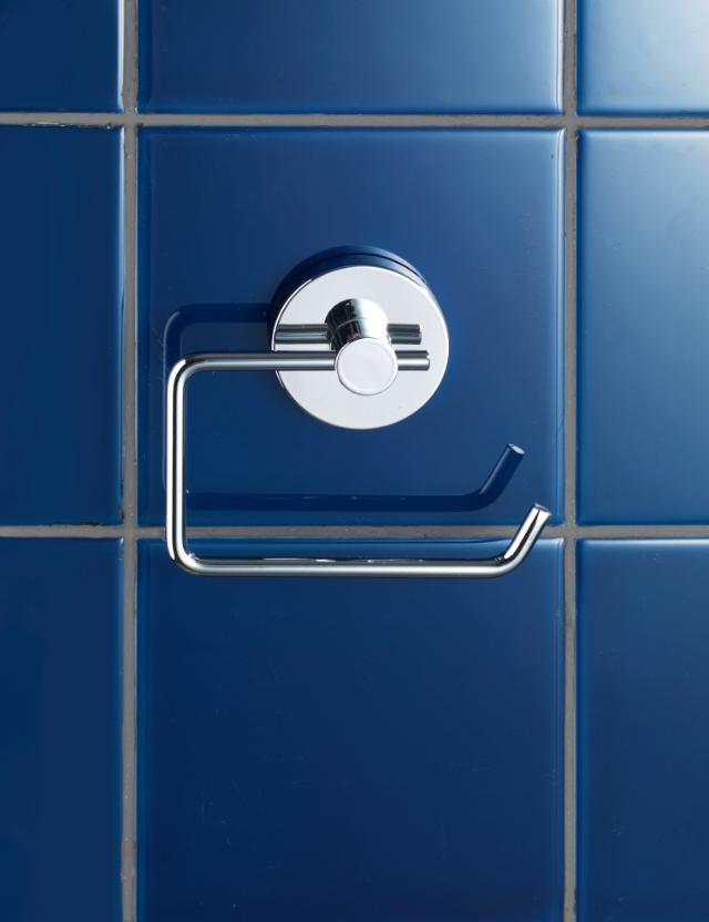 WENKO VACUUM-LOC TOILETRULLEHOLDER - KROM