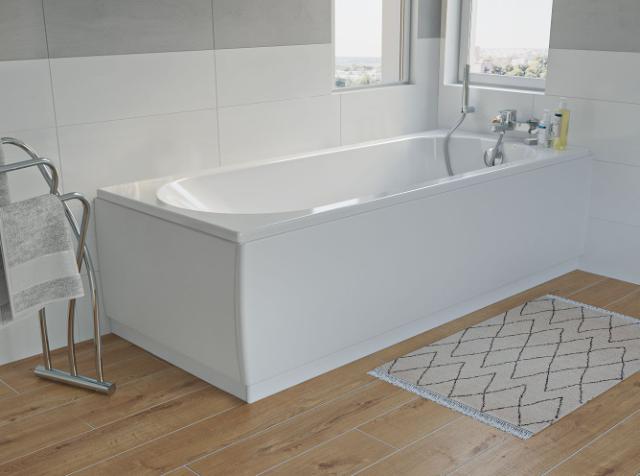 ALLIBERT DIVA SIDEAFDÆKNNG - HVID HØJGLANS