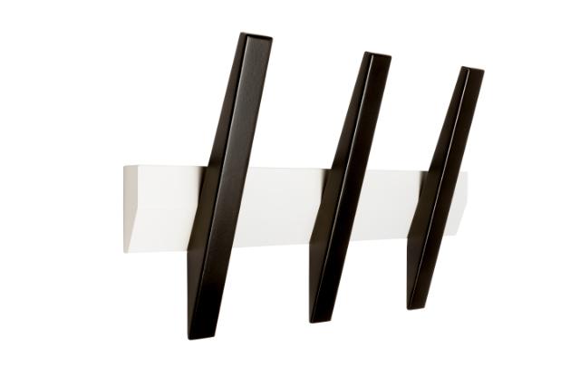 HOIGAARD TANGENT-3 KNAGERÆKKE - HVID/SORT