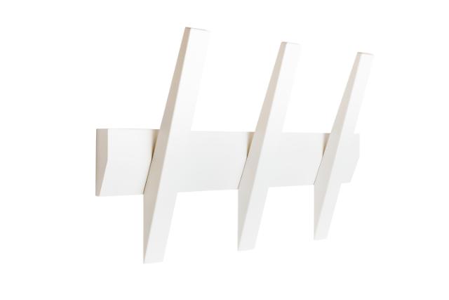 HOIGAARD TANGENT-3 KNAGERÆKKE - HVID/HVID