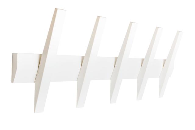 HOIGAARD TANGENT-5 KNAGERÆKKE - HVID/HVID