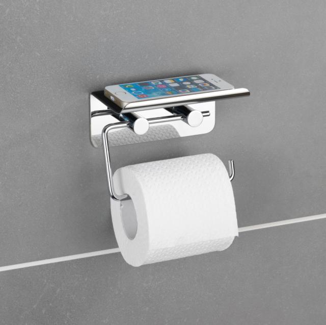 WENKO SMARTPHONE TOILETRULLEHOLDER - KROM