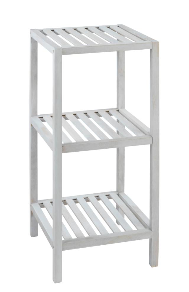 WENKO NORWAY BADREOL M/ 3 HYLDER - HVID