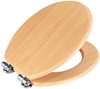 WENKO TOILETSÆDE - BRUN NATUR BØG S/C