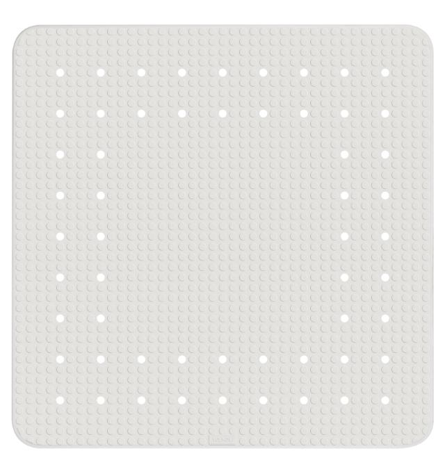 WENKO MIRASOL BADEMÅTTE 54X54 CM - HVID