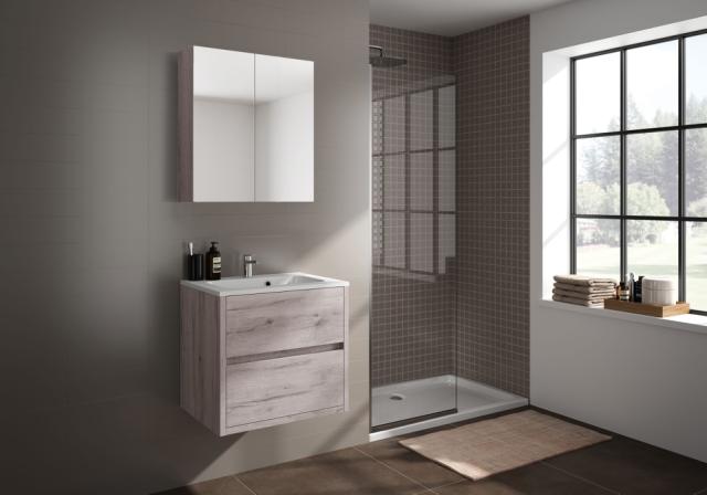 ALLIBERT SENSE SPEJLSKAB LYS - VINTAGE EG