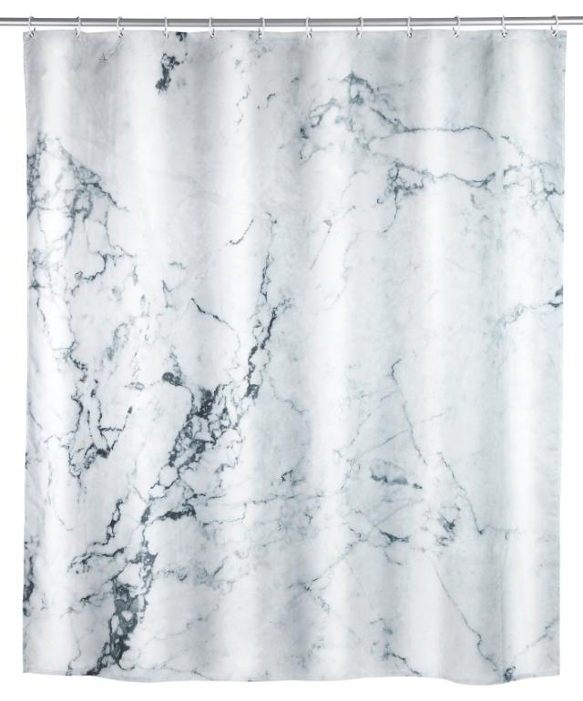WENKO ONYX BRUSEFORHÆNG - 180 X 200 CM - HVID