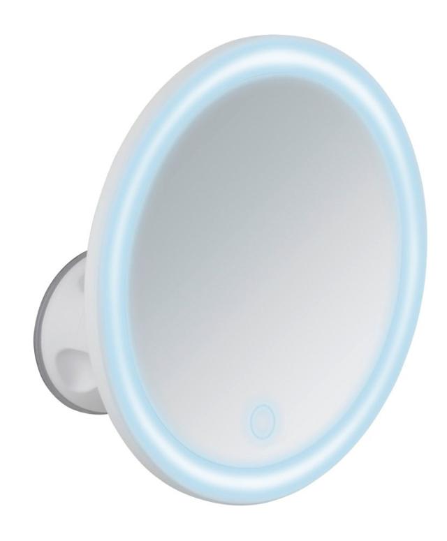 WENKO ISOLA LED KOSMETIKSPEJL - HVID, Ø 18,5 CM.