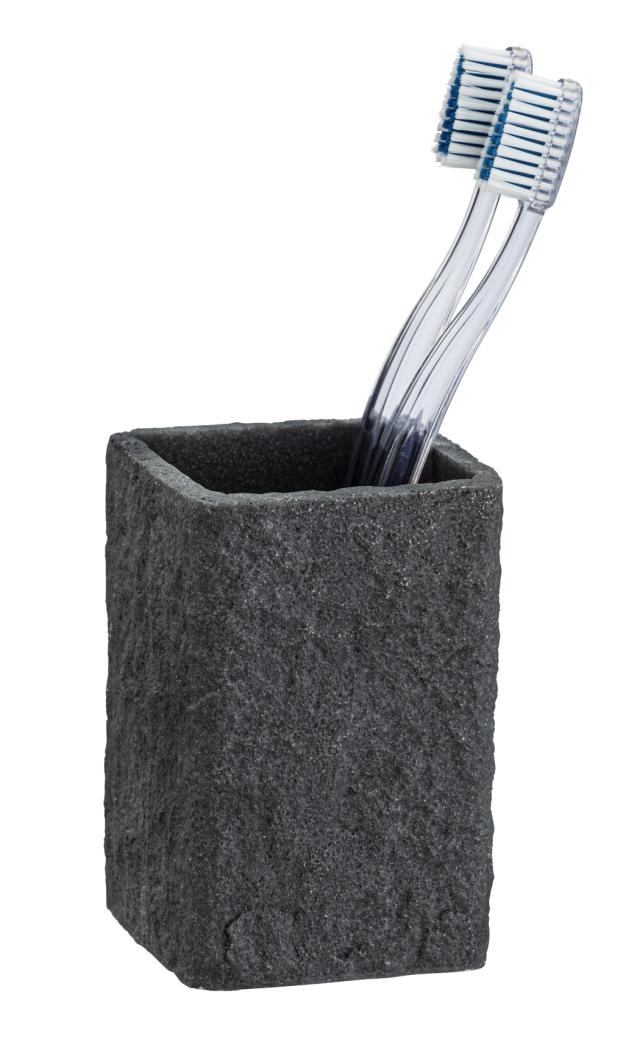 WENKO VILLATA VANDKRUS - SORT, POLYRESIN