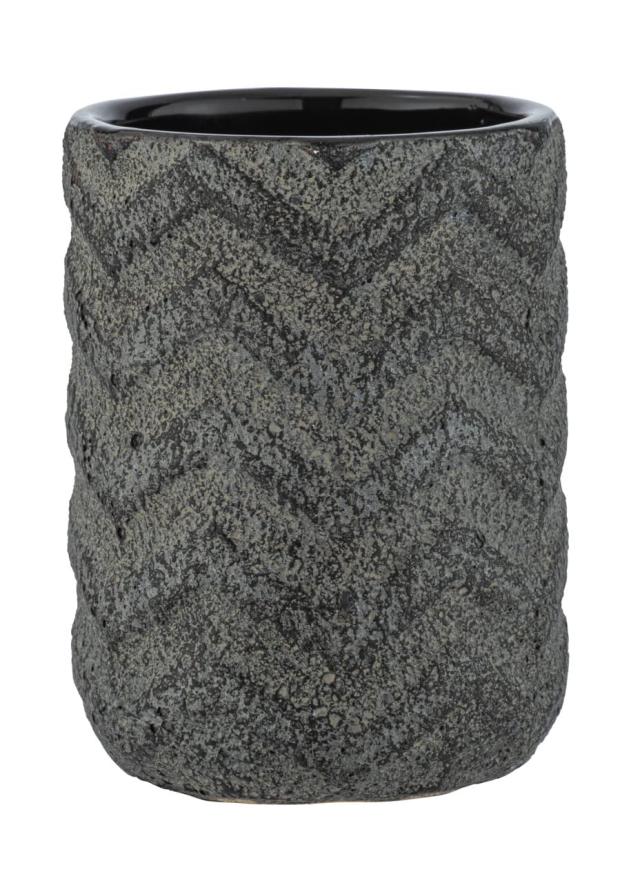 WENKO MANTUA VANDKRUS - SORT KERAMIK