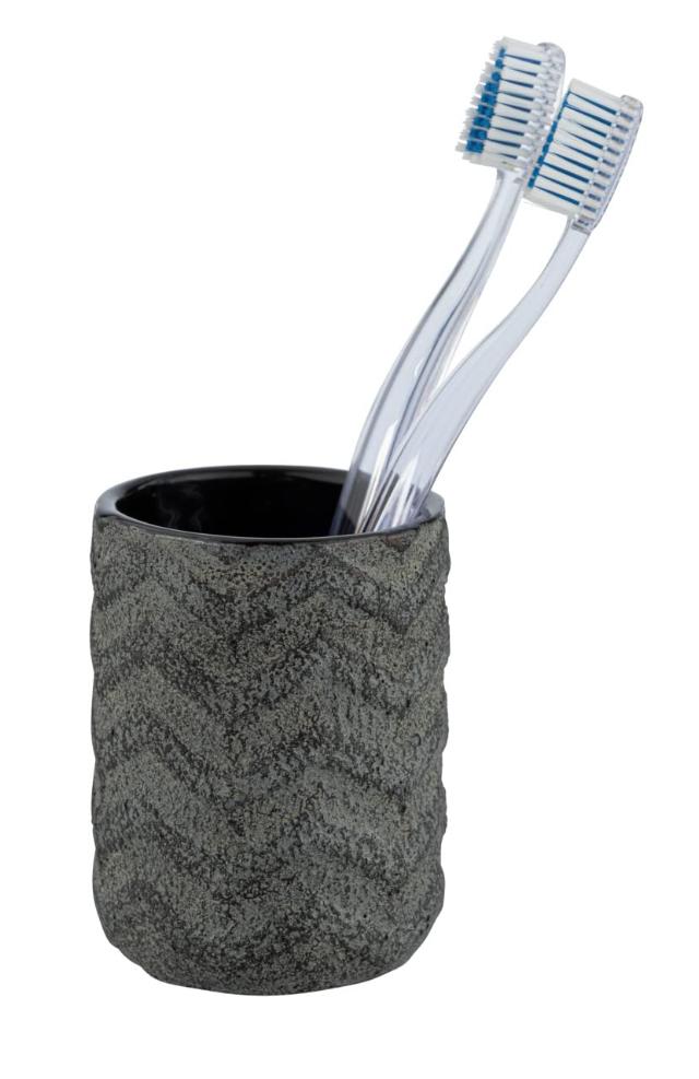 WENKO MANTUA VANDKRUS - SORT KERAMIK