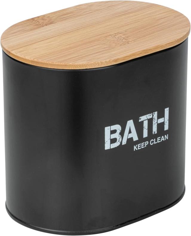 WENKO GARA BADBOKS MED LÅG - SORT
