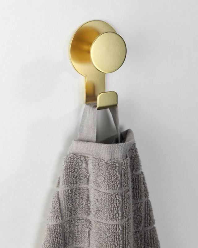 WENKO VÆG KROG RUSTFRI GULD, SORT