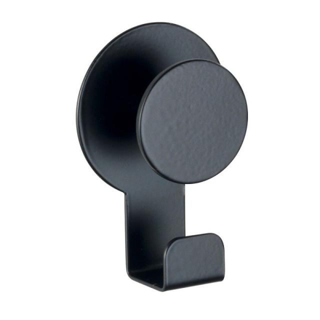 WENKO VÆG KROG RUSTFRI SORT, MAT