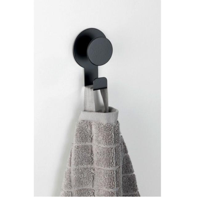 WENKO VÆG KROG RUSTFRI SORT, MAT