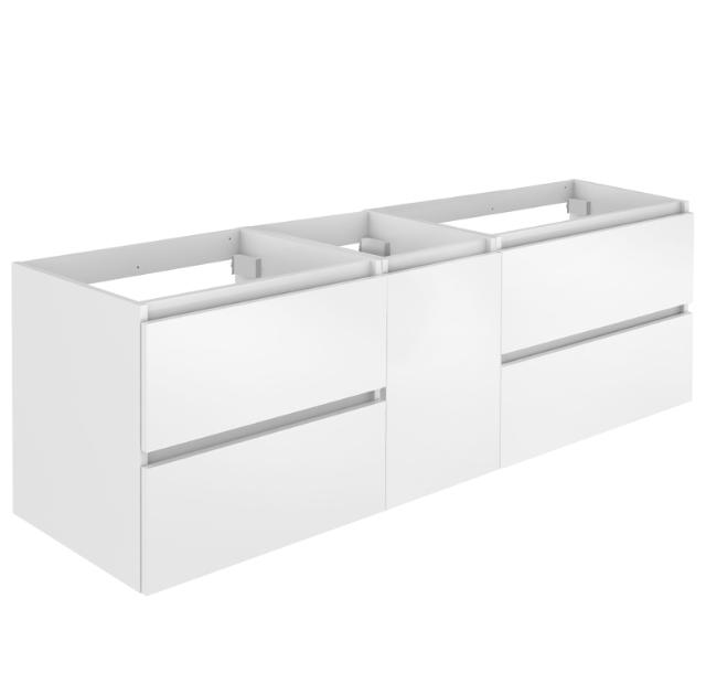 ALLIBERT LUNIK UNDERSKAB 150 CM - HVID HØJGLANS