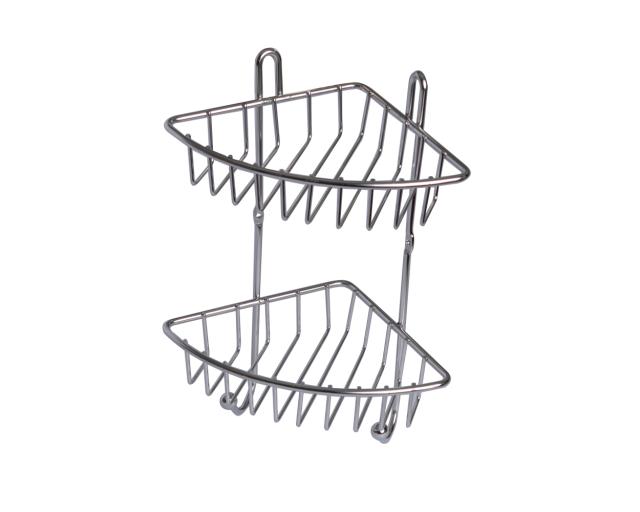 WENKO *MILANO DOBBELT HJØRNEHYLDE (LILLE MODEL)