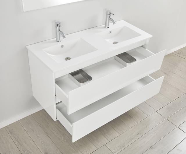 ALLIBERT LIVO ONE-BOX BADMØBEL 120 CM - HVID HØJGLANS